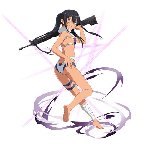 Pitohui Sao Sword Art Online Highres Official Art 1girl Ass
