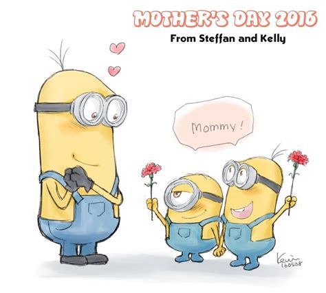 Stukevfam Mothers Day 1 By Diabolickevin Minion Stickers Mouse