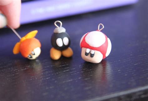 Mario Polymer Clay · A Clay Mushroom · Art And Molding On Cut Out Keep