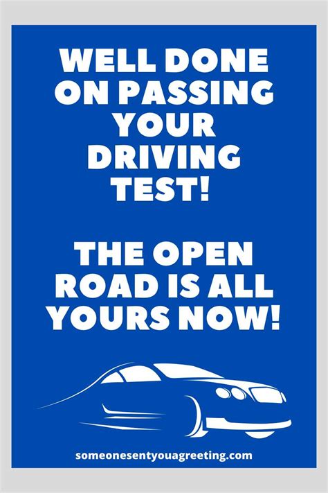 45 congratulations on passing your driving test messages someone sent you a greeting