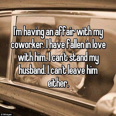 whisper users reveal what it s really like to have an affair with their co worker daily mail