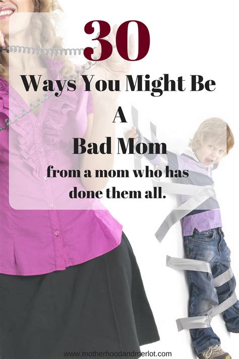 30 Ways You Might Be A Bad Mom From A Mom Who Has Done Them All