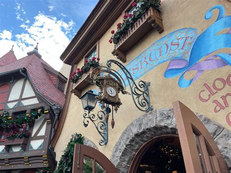 Volkskunst Clock And Crafts Shop Finally Reopens In Germany Pavilion At Epcot Disney By Mark