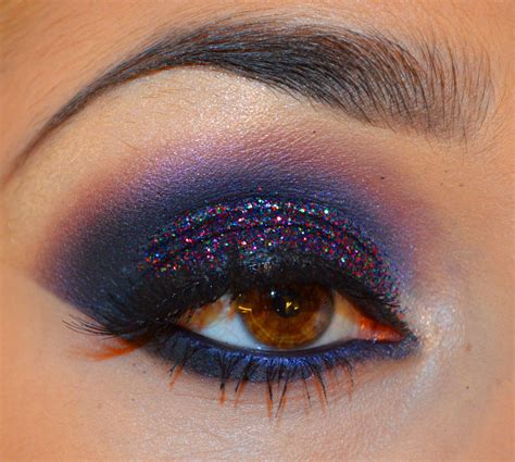 Glitter Smokey Eye Using Lit Glitter Nightlife Brows Eyeliner