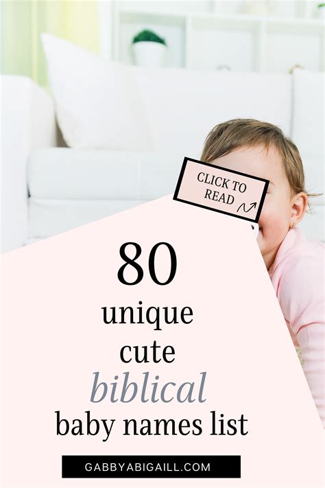 80 Cute Rare Biblical Baby Names GABBYABIGAILL Baby Name List