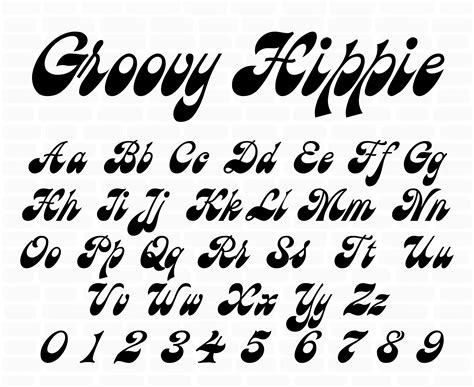 Groovy Hippie Font Cricut Font Silhouette Font Kids Font Etsy Australia