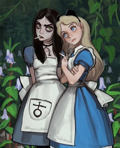 Alice Madness Returns Meets Alice In Wonderland Crossover Art Deathwish Phoenix Alice In