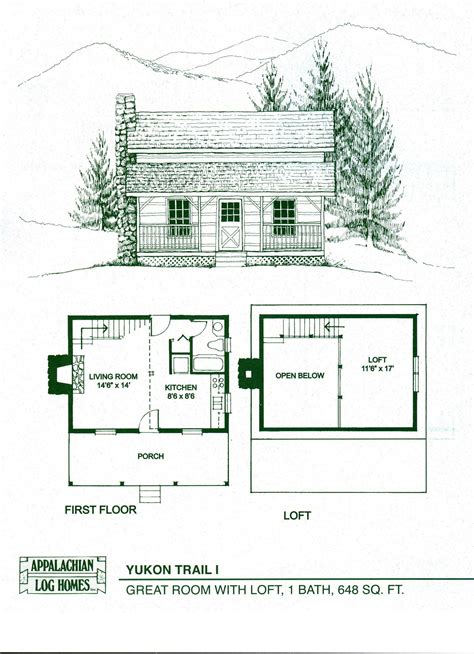 Small Cabin House Plans With Loft Arvicu
