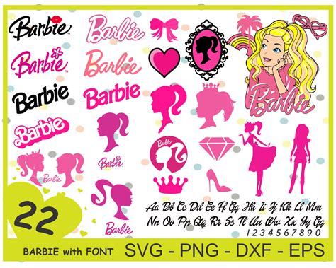 Barbie Svg Archivos De Barbie Para Cricut Vector Barbie Etsy
