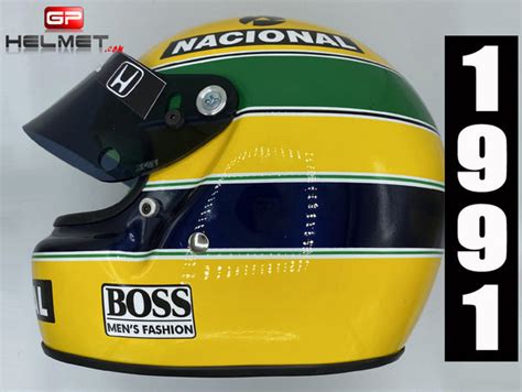 Ayrton Senna And Michael Schumacher Artistic Design Cm Helmets Ph
