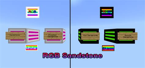 Rgb Sandstone Minecraft Pe Texture Packs