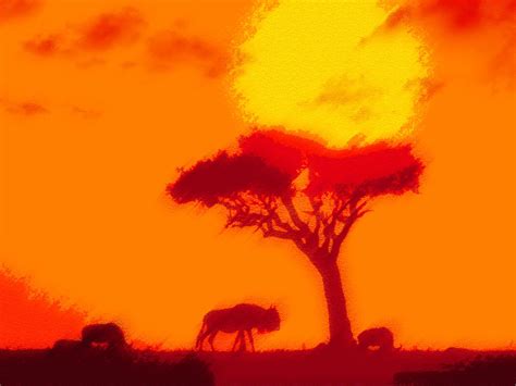 African Sunset By Mawz66 On Deviantart