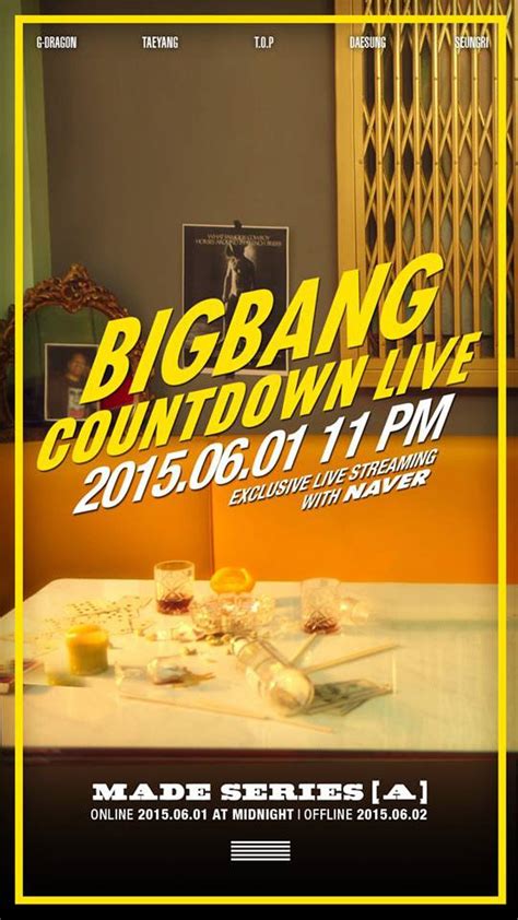 Bigbang Announces Live Streaming Event For Made Series A Release Soompi