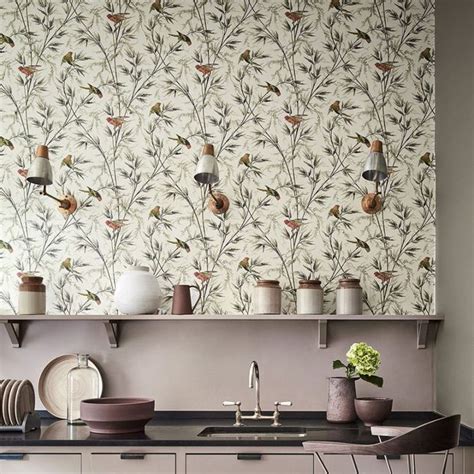 15 Wallpaper Backsplashes Thatll Transform Your Kitchen Hgtv Canada