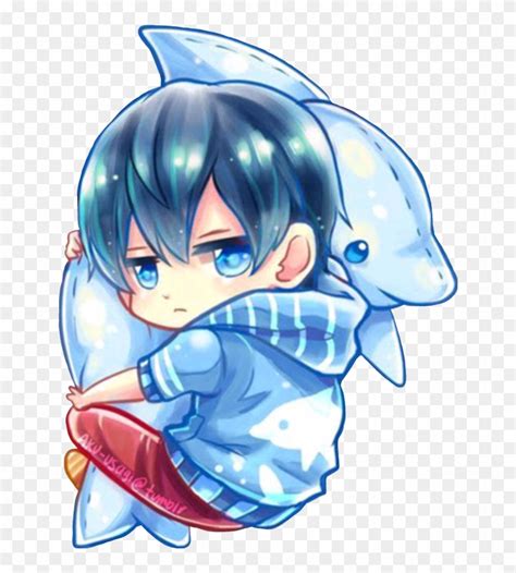 Fujishiro is a tall, strong man with blonde hair with one long bang sticking out and hazel eyes. Anime Boy Cute Shark Adorable Babyshark Kawaii Png - Free ...