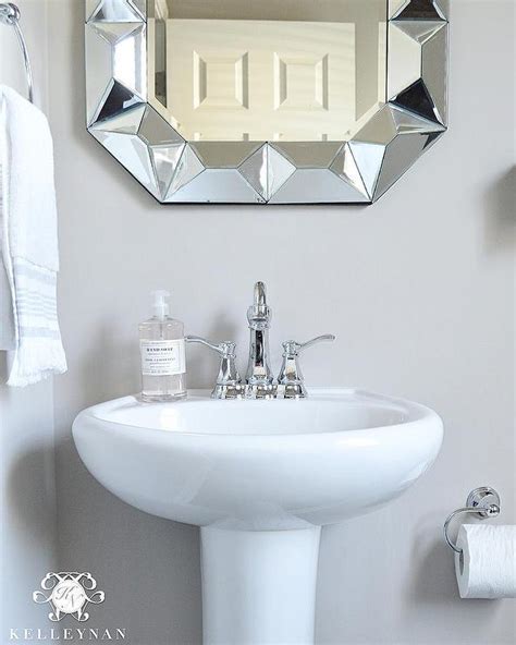 Bathroom Mirror Over Pedestal Sink Everything Bathroom