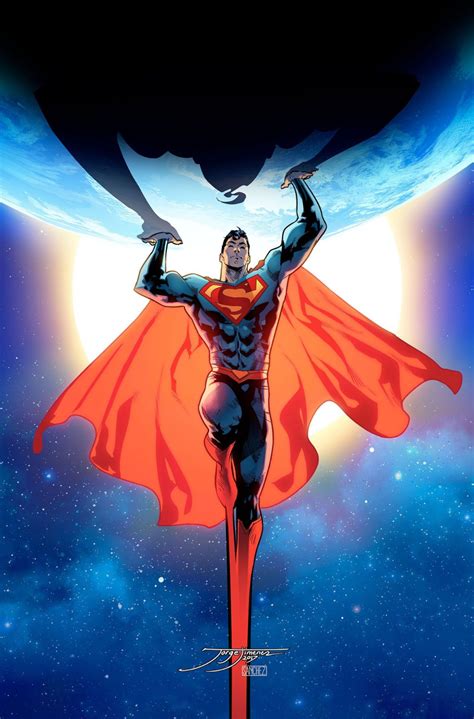 Superman Jorge Jimenez Superhero Artwork Superman Artwork