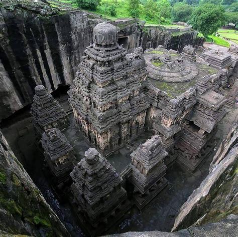 This 8th Century Temple Is Carved Out Of One Rock And People Are