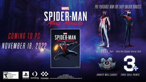 Marvels Spider Man Miles Morales Pre Order Bonuses Revealed Gameranx
