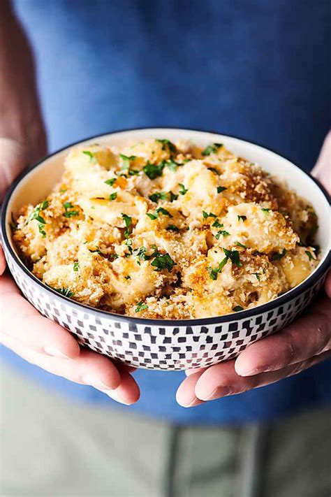 This Baked Crab Mac And Cheese Recipe Is Made In One Pot And Is Loaded