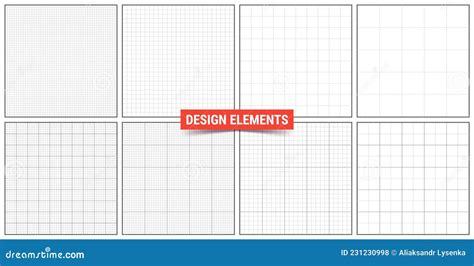 Graph Paper Vector Design Elements Backgrounds For Technical