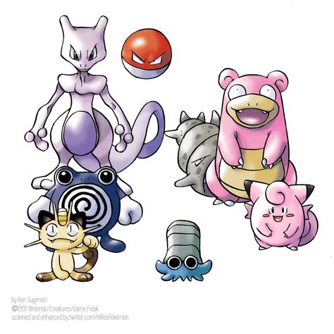 Hi Res Pokémon Art On Tumblr Ken Sugimori