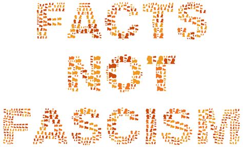 Facts Not Fascism Poster Clip Art Image - ClipSafari