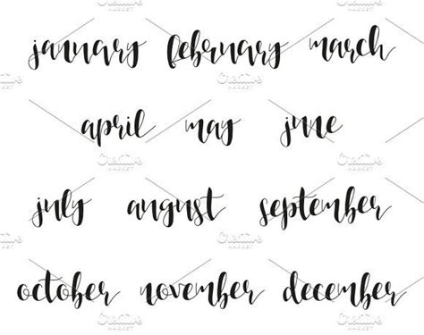 Because if they weren't (i.e. 12 month names in calligraphy. Objects. $4.00 | English ...