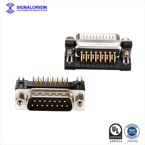 15 Pin D Sub Connector Signalorigin D Sub Connector