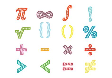 Math Symbols Vector 145241 Vector Art At Vecteezy