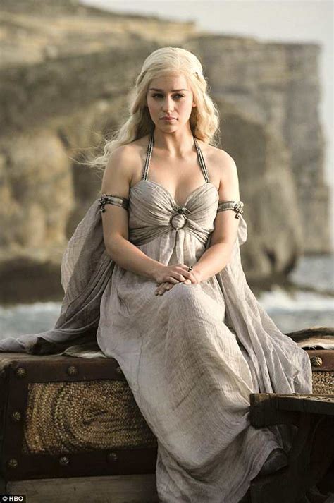 Emilia Clarke Teases Game Of Thrones Season Daily Mail Online