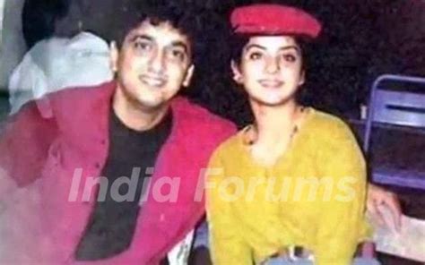 Sajid Nadiadwala With His First Wife Divya Bharti Photo