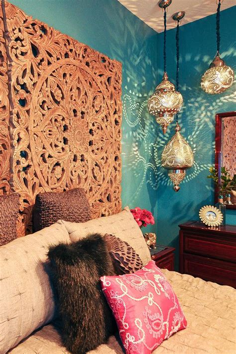 20 ethnic moroccan bedroom with modern patterns homemydesign