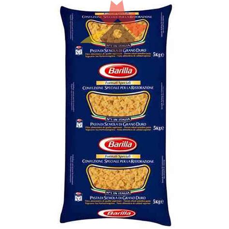 Why is barilla's pasta packet blue? BARILLA 65 FARFALLE 5kg - Seppi Onlineshop, 12,46