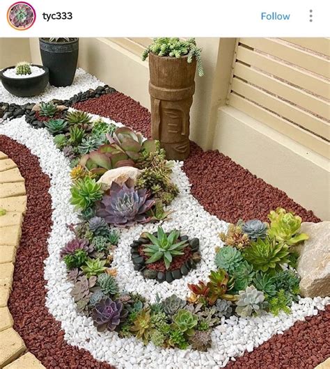 The snow is already melting, you have a full clean space to create a garden. Top 8 Amazing Succulent Front Yard Landscaping Ideas and ...