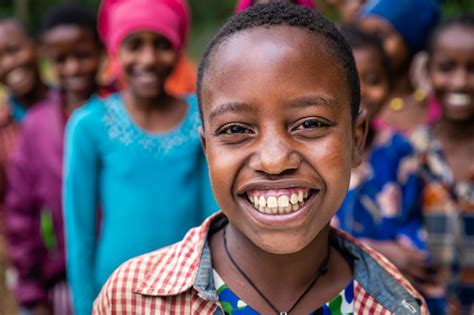 Group Of Happy African Children East Africa Stock Photo Download