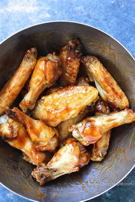 Air fryer BBQ chicken wings - Berry&Maple | Chicken wings ...