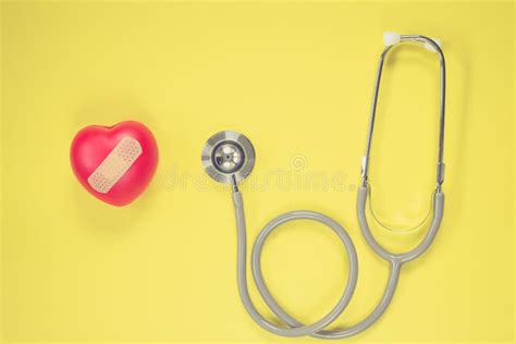 Stethoscope And Red Heart Stock Image Image Of Medical 113199061
