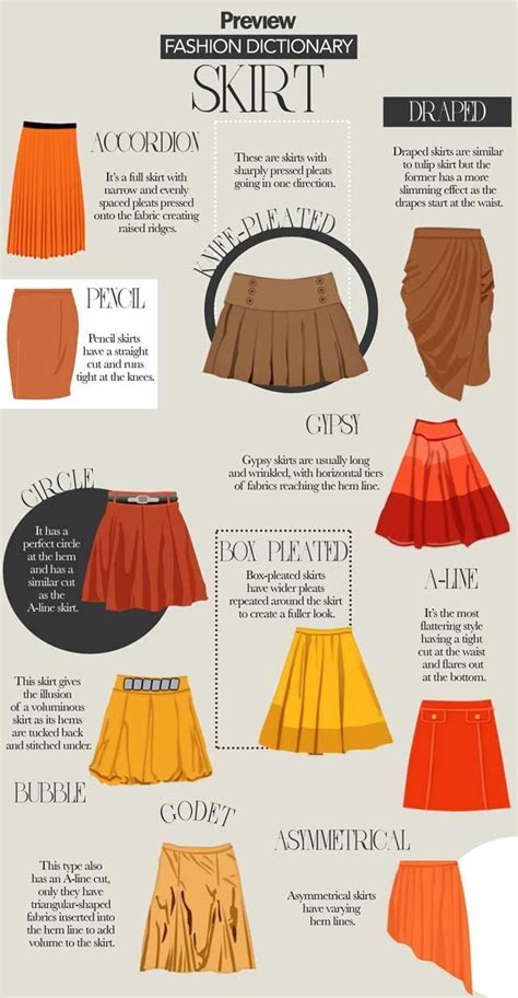 Gals Here Is Your Ultimate Guide To Skirts Latest Infographics