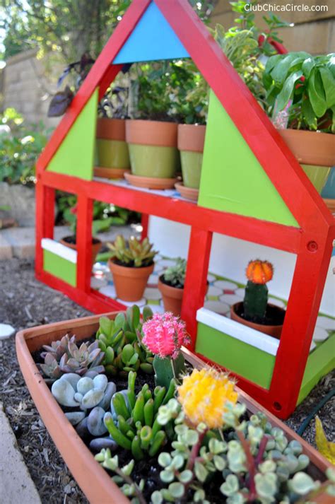 Upcycled Dollhouse Herb Garden