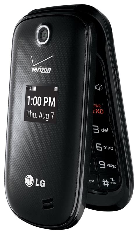 Lg Revere 3 Vn170 Basic Bluetooth Camera Black Flip Phone Verizon