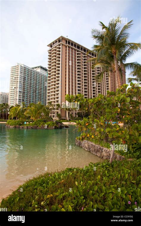 Hilton Hawaiian Village Waikiki Honolulu Hawaii Stock Photo Alamy