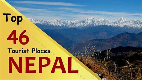 Nepal Top 46 Tourist Places Nepal Tourism Youtube