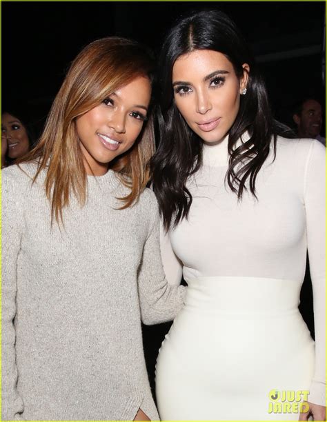 Kim Kardashian And Kanye West Support Teyana Taylors Music At Listening