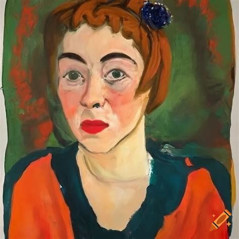Frida Kahlos First Self Portrait Painted By Tove Jansson In Her S Style