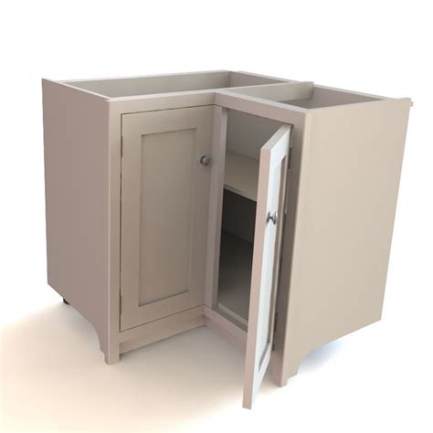 These single kitchen cabinet come in varied designs, sure to complement your style. top corner cabinet solution | Hinged corner with Shelf ...