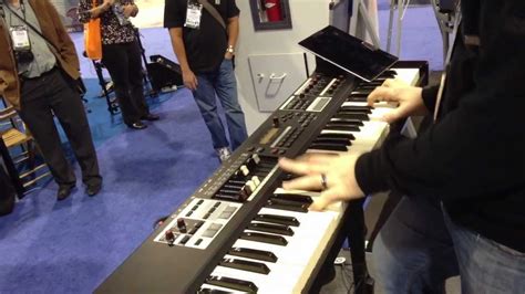 Kraft Music Hammond Sk1 73 Portable Organ Demo At Namm 2013 Youtube