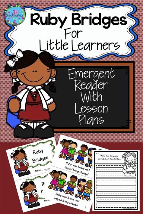 Facts and photos for kids. Ruby Bridges Kindergarten Emergent Reader is sure to be a hit with your kids! These R… | Ruby ...