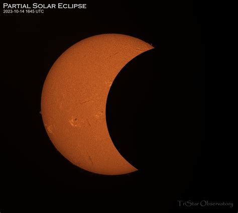 Partial Solar Eclipse 2023-10-14 1645 UTC from middle TN : r/Solar
