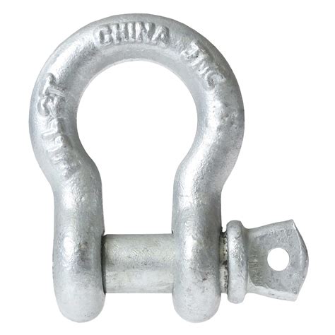 Buy Us Cargo Control 1 2 Inch Galvanized Screw Pin Anchor Shackle Each With A 2 Ton Capacity